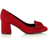 Billi bi Pumps 5277 Rot Wildleder-Schuhgröße 36
