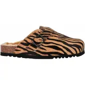 Scholl Clog Fae New Suede Sa Damen Animalier-Schuhgröße 36