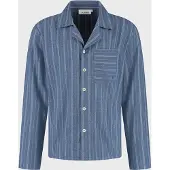 Yumeko Pyjamaoberteil Flanell S Blau - Eco, Bio & Fairtrade
