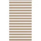 vidaXL Doppelrollo Sandbraun 135x200 cm Stoffbreite 130,9 cm Polyester
