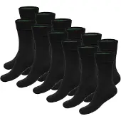 Bamboo Basics Unisex Socken, 12er Pack - BEAU Anklet Socks, Kurzsocken, einfarbig