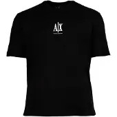 Armani Exchange für Herren. XM000363AF12308UC001 Kurzarm-T-Shirt schwarz (L), Lässig, Baumwolle