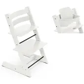 Stokke Tripp Trapp Bundle Treppenhochstuhl inkl. Babyset, weiss