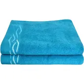 Dyckhoff Handtücher "Wave", (Set, 2 St.), mit Jacquard-Bordüre