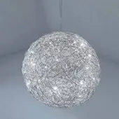 Catellani & Smith Fil de Fer Ø 100 LED-Pendelleuchte-Aluminium