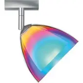Brück Silva Spot 110 DLR Strahler für das DUOLARE Schienensystem-Chrom matt-Blau-Magenta