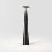 IP44.de IP44 Lix Skinny LED-Tischleuchte mit Akku-Schwarz-ohne Steckernetzteil