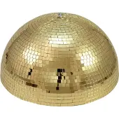 Eurolite Spiegel-Halbkugel 50cm gold motorisiert