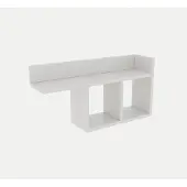 Emob | Wandregal Room Weiß Spanplatte 72x37x18 cm | NADUVI