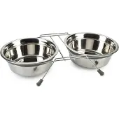 Beeztees Lumara RVS Deluxe Futterset - 20 cm