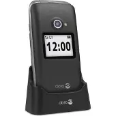 Doro 2424, Klappgehäuse, 6,1 cm (2.4"), 3 MP, Bluetooth, 800 mAh, Grau, Silber