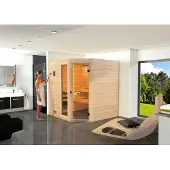 Weka Massivholzsauna 38 mm VALIDA Eck 2 GTF x B x T x H x 189 x 189 x 204
