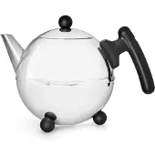 Bredemeijer Teekanne Duet Bella Rund Black Fittings 0,75L