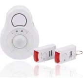 Olympia BMD 210 Decken-Bewegungsmelder mit Alarmfunktion, 2 Fernbedienungen, 95 dB