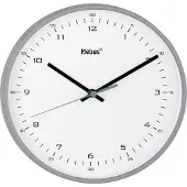Mebus Wanduhr 16289 rund Quarzwerk Ø 200 mm geräuschlos leicht ablesbar