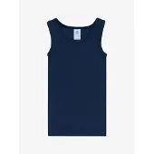 Sanetta Unterhemd "Unterhemd 1er Pack", Jungen, Gr. 116, N-Gr, blau (dunkelblau), Obermaterial: 100% Baumwolle CO(Bio)., Unterhemden Unterhemd