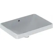 Geberit Einbauwaschtisch VariForm 55x40cm, o HL, m ÜL, recht., we. K-Tect