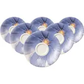 Villeroy & Boch Untertasse "Mokka-/Espressountertassen Mariefleur Gris Basic ø 12 cm 6er Set bunt", bunt, L:12cm, Speiseteller, Untertasse