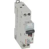 Legrand 407746 DX3 Leitungsschutzschalter C-Charakteristik, 40A, 1-polig+N, 6kA, 230VAC, 1TE