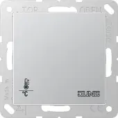 JUNG A2178ORTSAL KNX Objektregler mit integrierter Tasterschnittstelle 4fach, Duroplast lackiert, Serie A, aluminium A 2178 ORTS AL