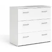 Ebuy24 Spell Kommode 3 Schubladen weiss.