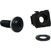 Tripp Lite SmartRack Square Hole Hardware Kit with 50 M6 screws and washers