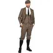 Coppens 20er Jahre Jacke braun