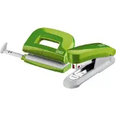 Novus Locher-Hefter SET Evolution Twin Set fresh, grün