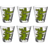 Leonardo Kindergläser Bambini Krokodil 215ml (6er Set)