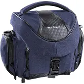 Mantona Premium Kameratasche blau