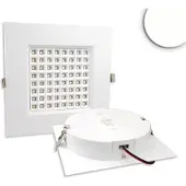 ISOLED LED Downlight Prism blendungsreduziert 25W, IP54, tralweiß, dimmbar