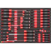 Vigor Schraubendreher Satz V6813 34-teilig 0,5 x 3 – 1,6 x 10 · PH0–PH3 ·T6–T40