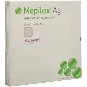 Molnlycke Health Care Mepilex Ag Schaumverband 20x20 cm steril 5 St