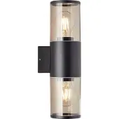 Brilliant Außenwandleuchte Sergioro | dekorative Outdoorleuchte | anthrazit | 2x E27 max. 20 W | IP44