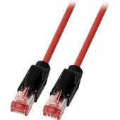 Efbe-Schott EFB Elektronik K8048PUI2, 2 m, Cat6a, S/FTP (S-STP), RJ-45, RJ-45, Schwarz, Rot