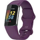 Cover-Discount Fitbit Charge 5 - Silikon Sportarmband violett