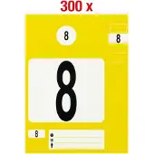 Ks Tools Schlüsselanhänger 500.8017 Gelb 300 St.