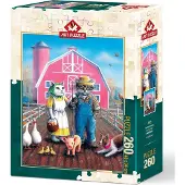 Art puzzle Puzzle Katze Landwirte 260 Teile