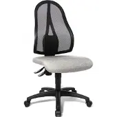 Topstar Bürostuhl Open Point P, OP100 G23 Stoff grau, Gestell schwarz