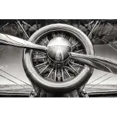 CoverYourDesk Schreibtischunterlage Flugzeug Propeller
