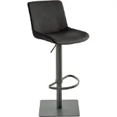 Mayer Bar-/Tresenhocker 1287 Gestell grau Sitzschale schwarzgrau