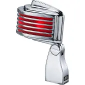 Heil sound The Fin Chrome Body Red LED Retro-Mikrofon