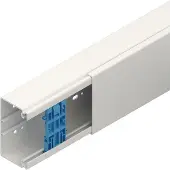 HKL Kabel Elektro Kanal 60x107mm inkl. Halteklammern *reinweiss* 8 Stück