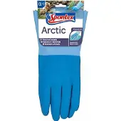 Spontex aus Baumwolle, Beschichtung: Naturlatex, Farbe: blau, Grösse: 10