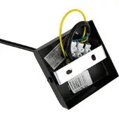 Licht-Erlebnisse Pendelleuchte Schweberegal B: 102 cm Schwarz Metall 5x E27 Hängelampe Esstisch Küche