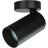 Licht-Erlebnisse Moderner Deckenstrahler Schwarz GU10 H:13cm klein COLENE Deckenlampe Spot Wohnzimmer Flur