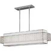 Elstead Lighting Elstead Kenney Kronleuchter E27 5-fach Sonnenaufgang Silber