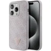 GUESS Apple iPhone 15 Pro Hülle - Kunststoff - - Backcover/Hard Case - Rosa