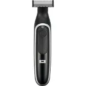 Melissa 16680054 - Wiederaufladbarer Bart und Body Trimmer - Ultradünne Klinge mit 4 Aufsteckkämmen - Schwarz