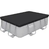 Bestway PVC-Abdeckplane 269 x 179 cm, schwarz, eckig